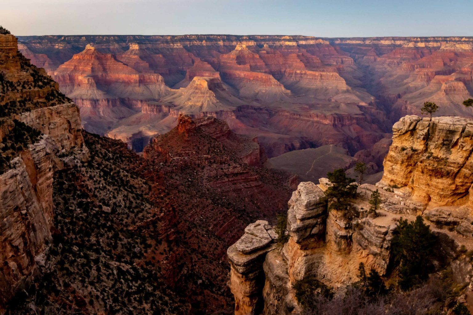 Grand Canyon at sunset, Arizona