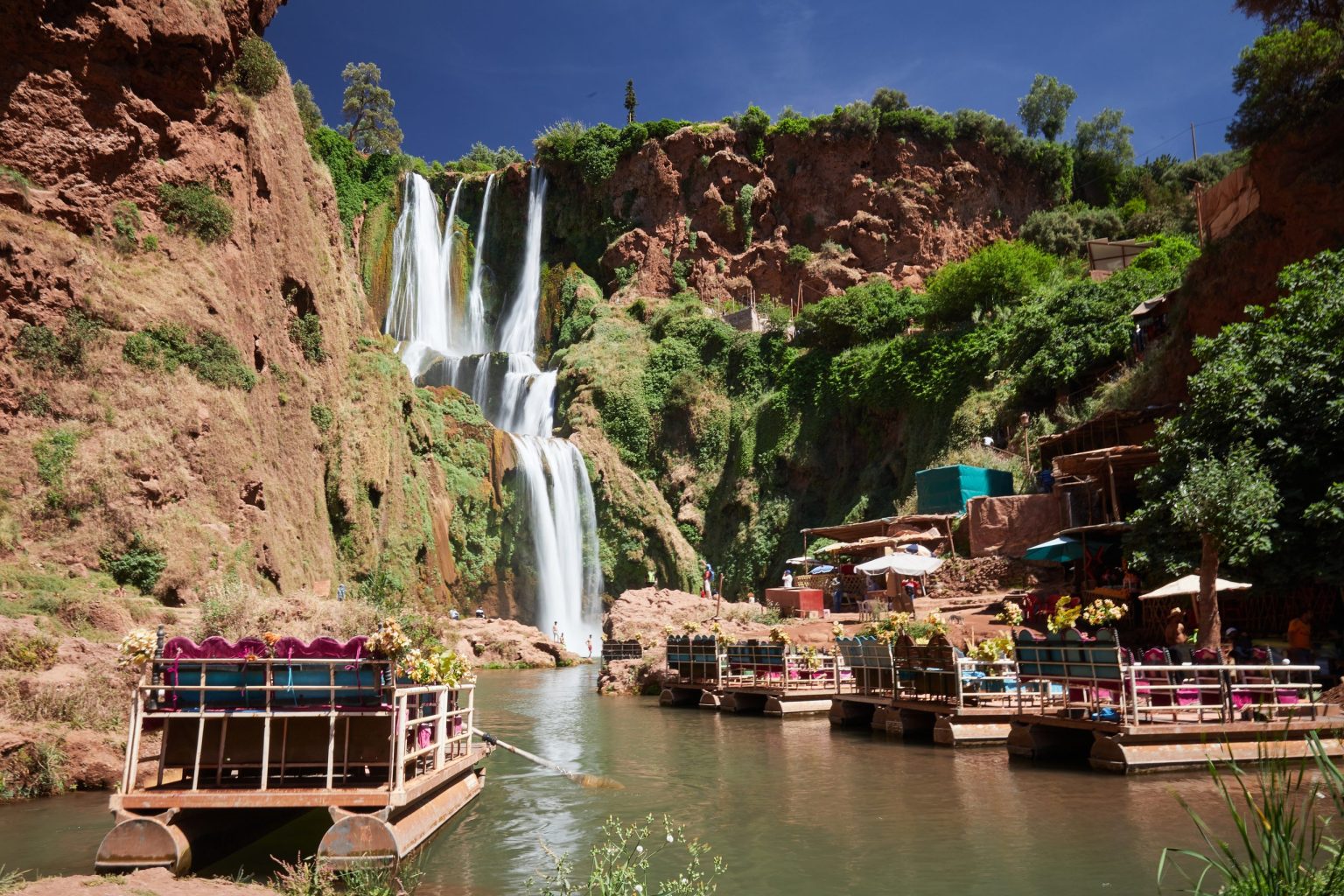 The Cascades d'Ouzoud in the Middle Atlas, Morocco