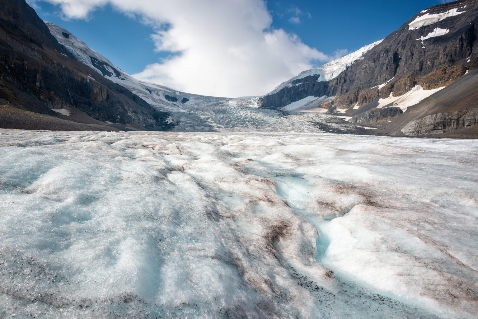 Athabasca Glacier on the Columbia Icefield, Jasper