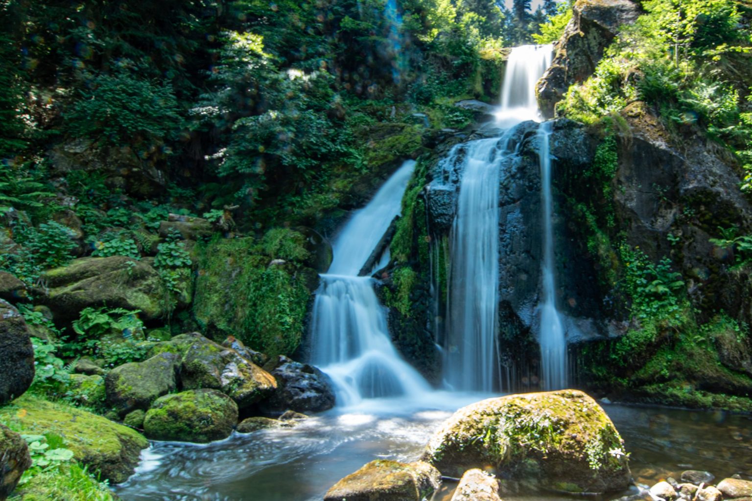 Triberg waterfalls in the Black Forest, Germany