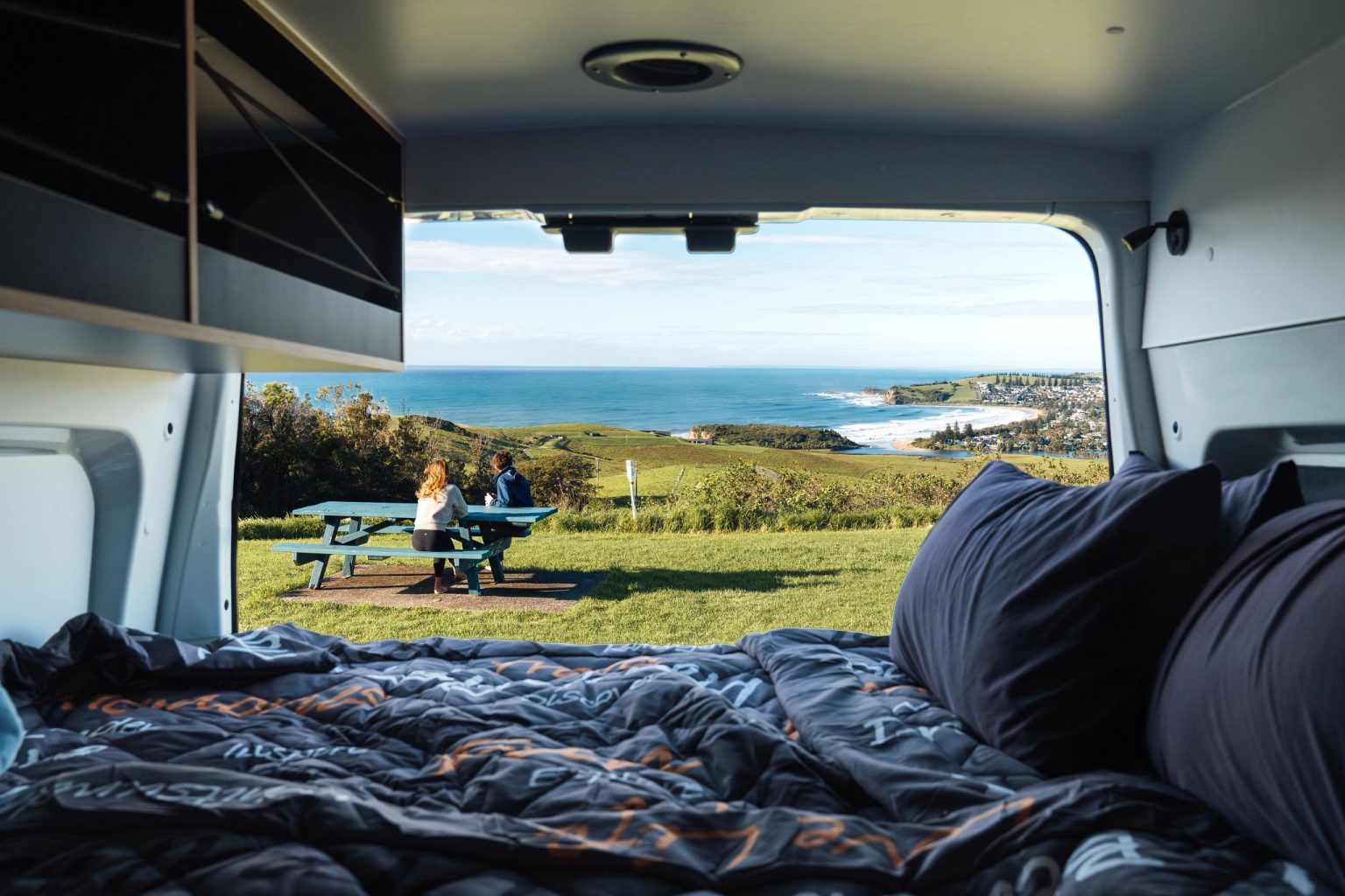A Britz Voyager campervan at Gerringong, New South Wales