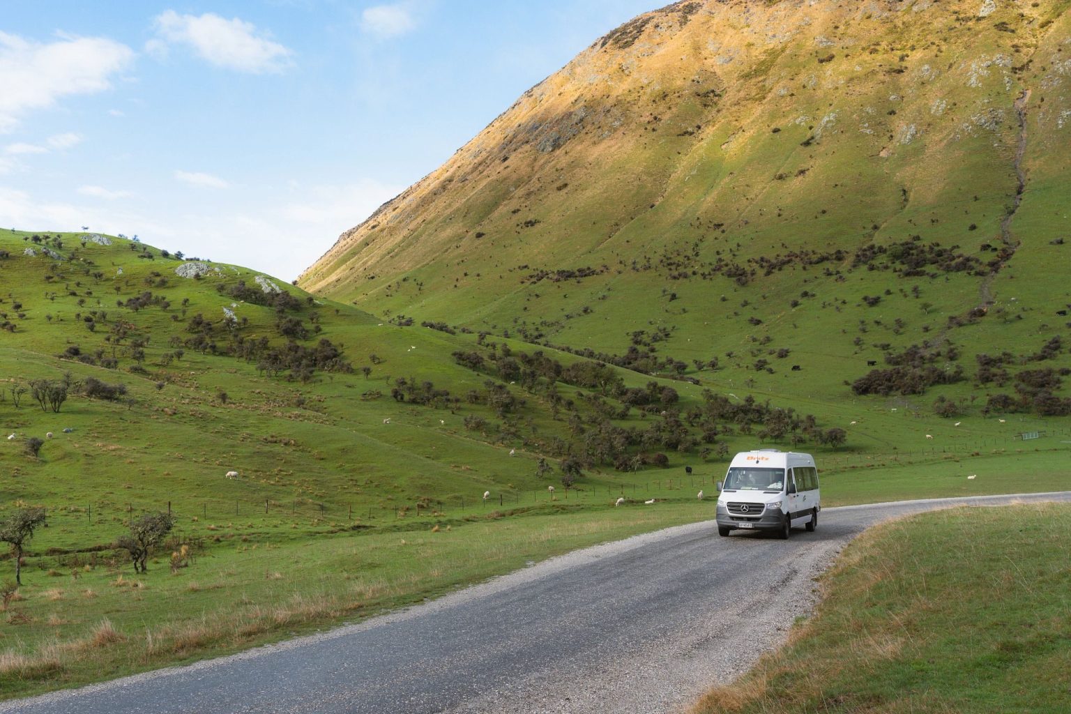 A Britz Venturer campervan at Queenstown, South Island, New Zealand