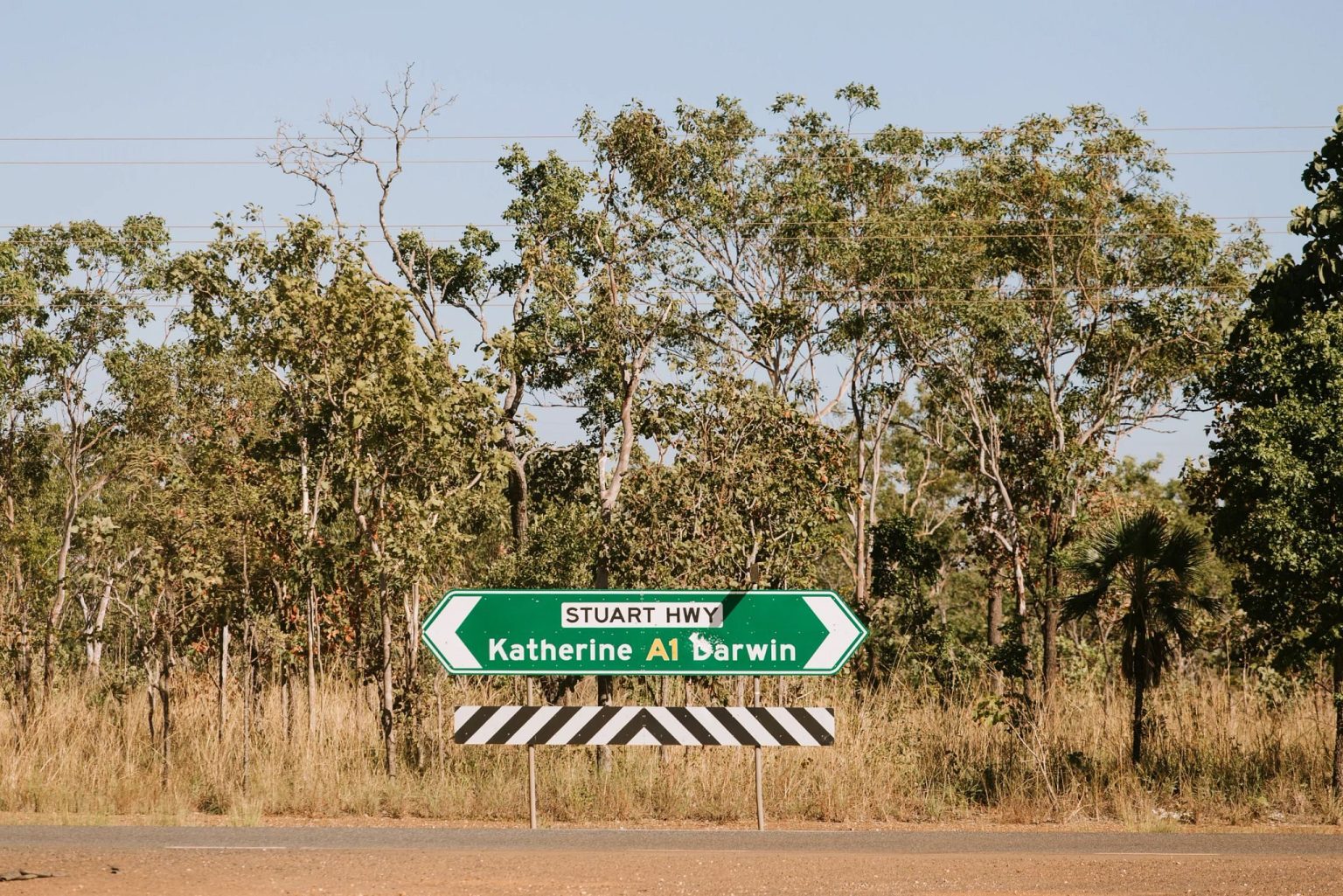 A Britz Safari Landcruiser on the Stuart Highway between Darwin and Katherine, Northern Territory