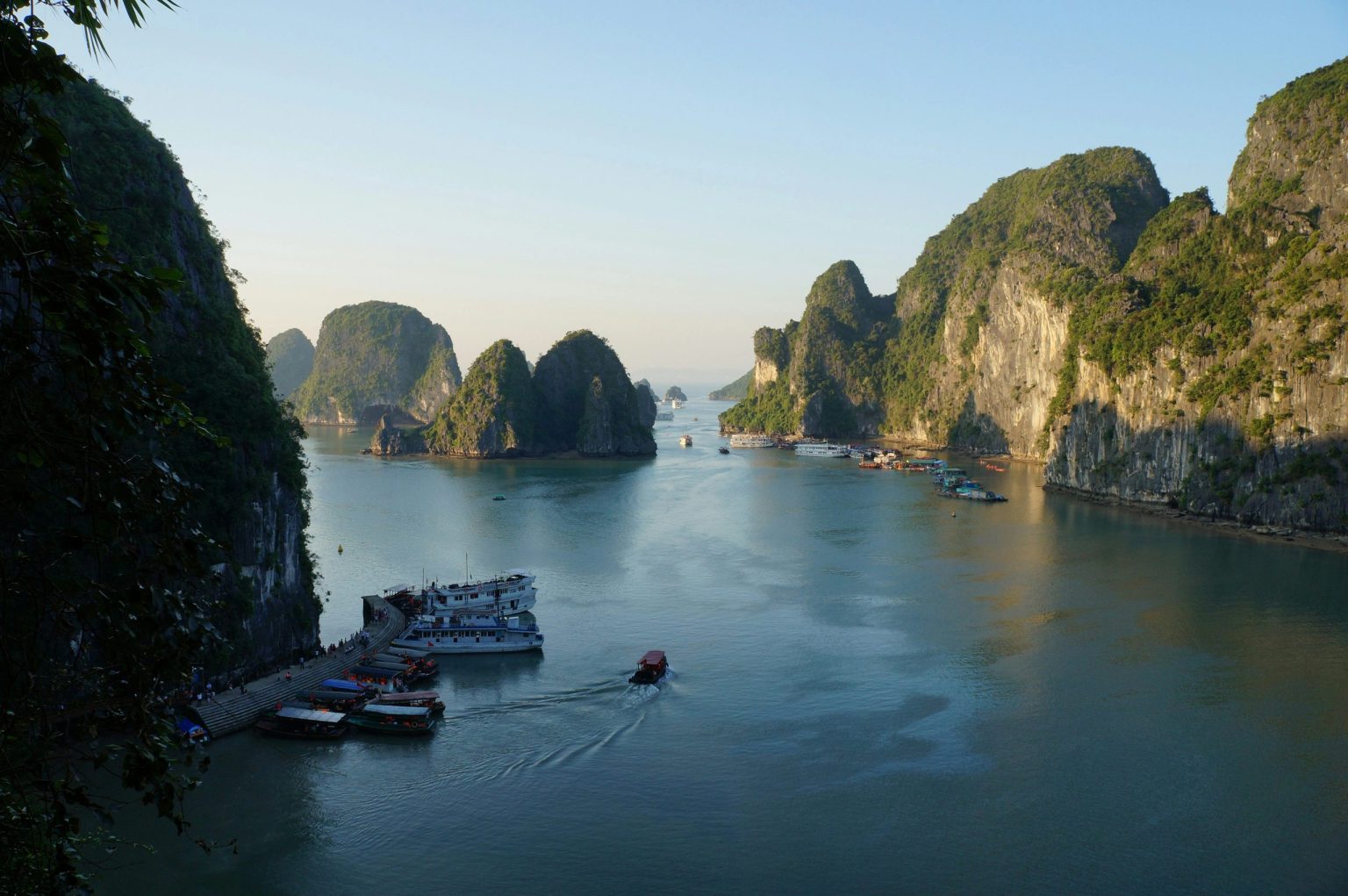Limestone karsts of Ha Long Bay, Vietnam