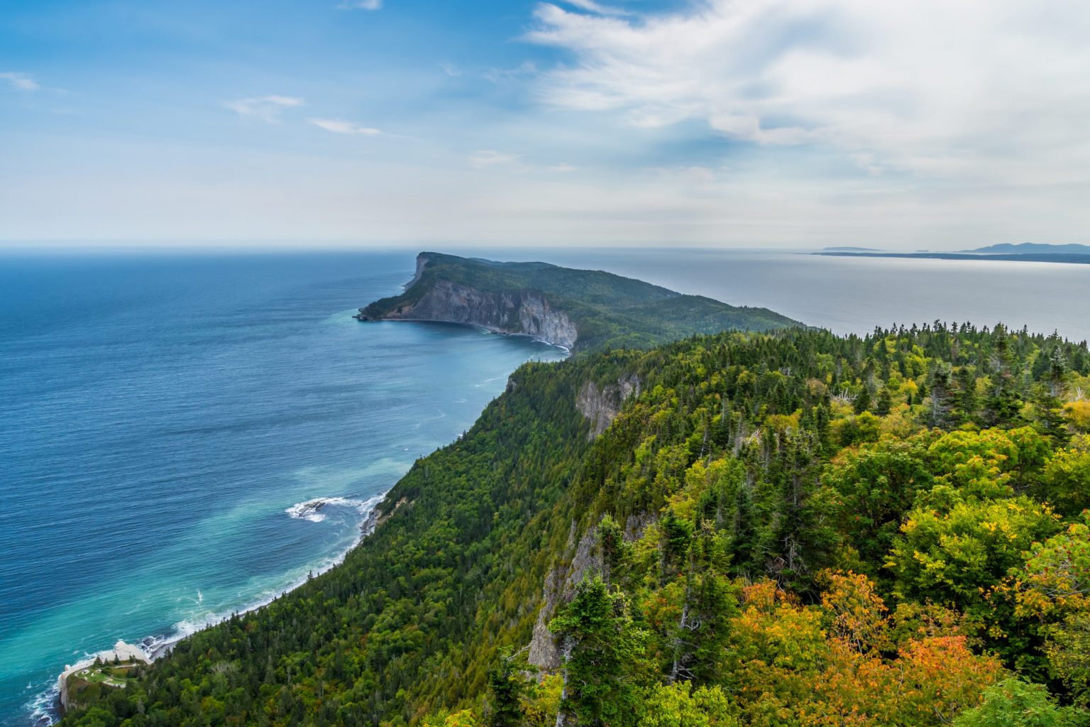 Forillon National Park from Mont-Saint-Alban, Gaspésie