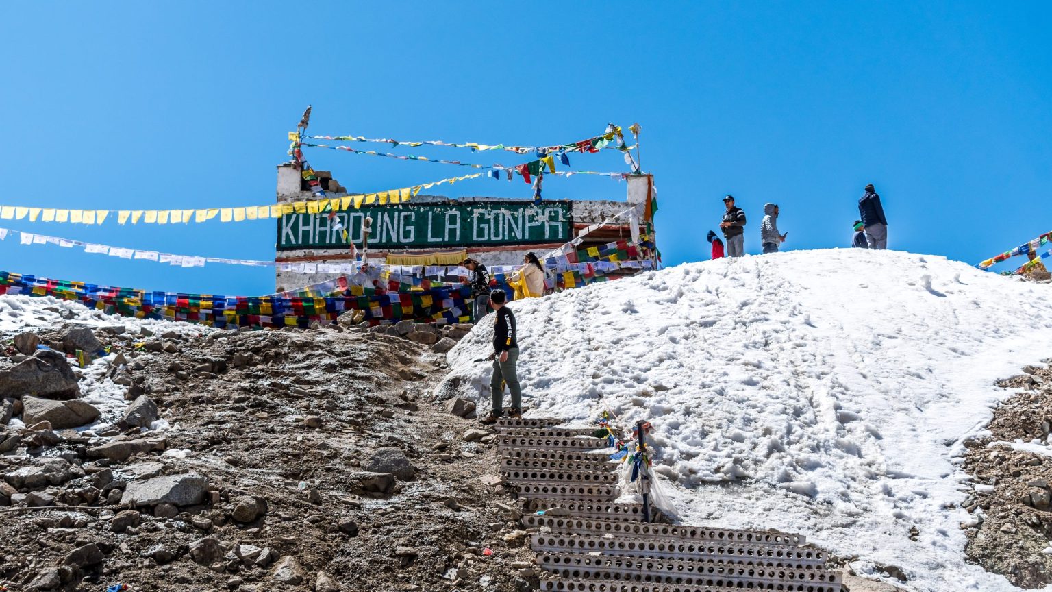 Summit of the Khardung La pass, Ladakh