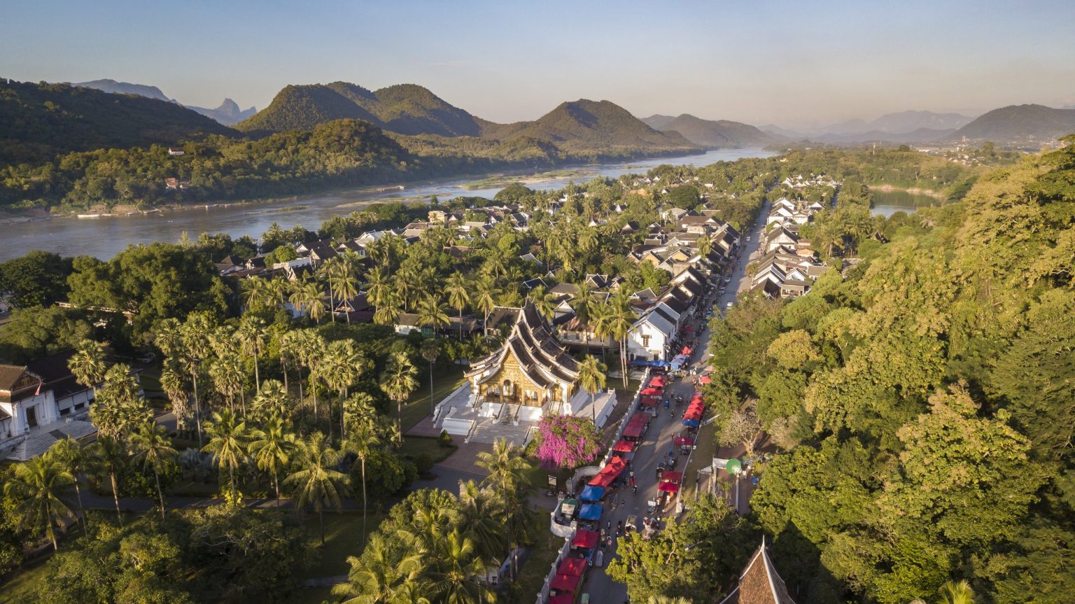 Luang Prabang from the air