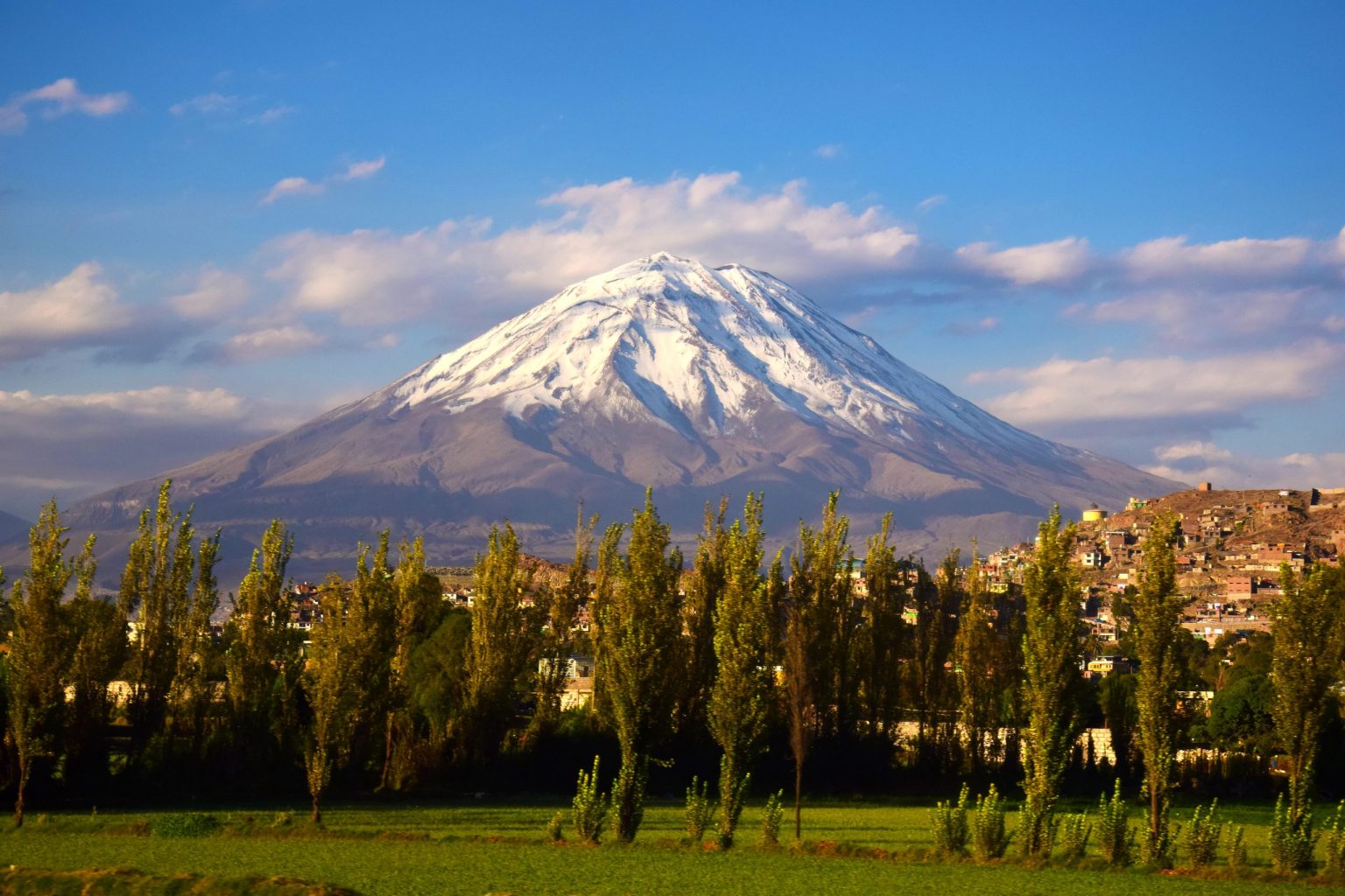 El Misti volcano above Arequipa