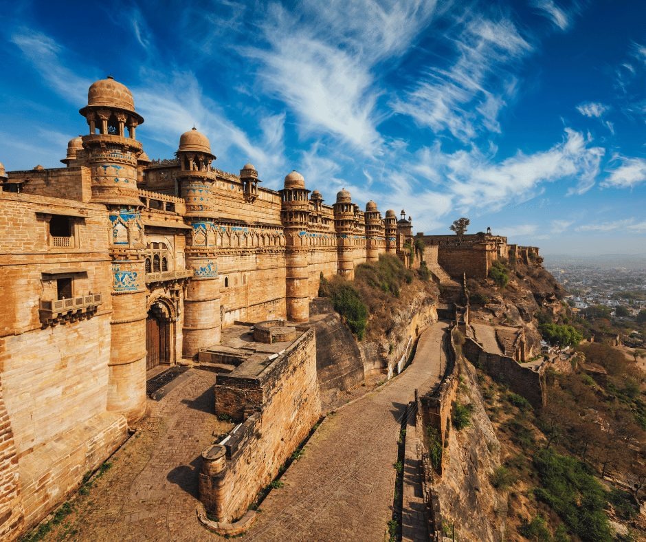 Gwalior fort - Madhya Pradesh motorcycle tour