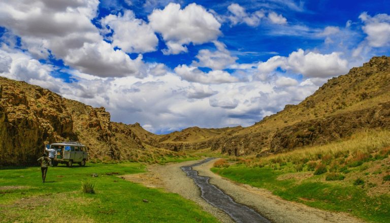 mongolia in the gobi desert