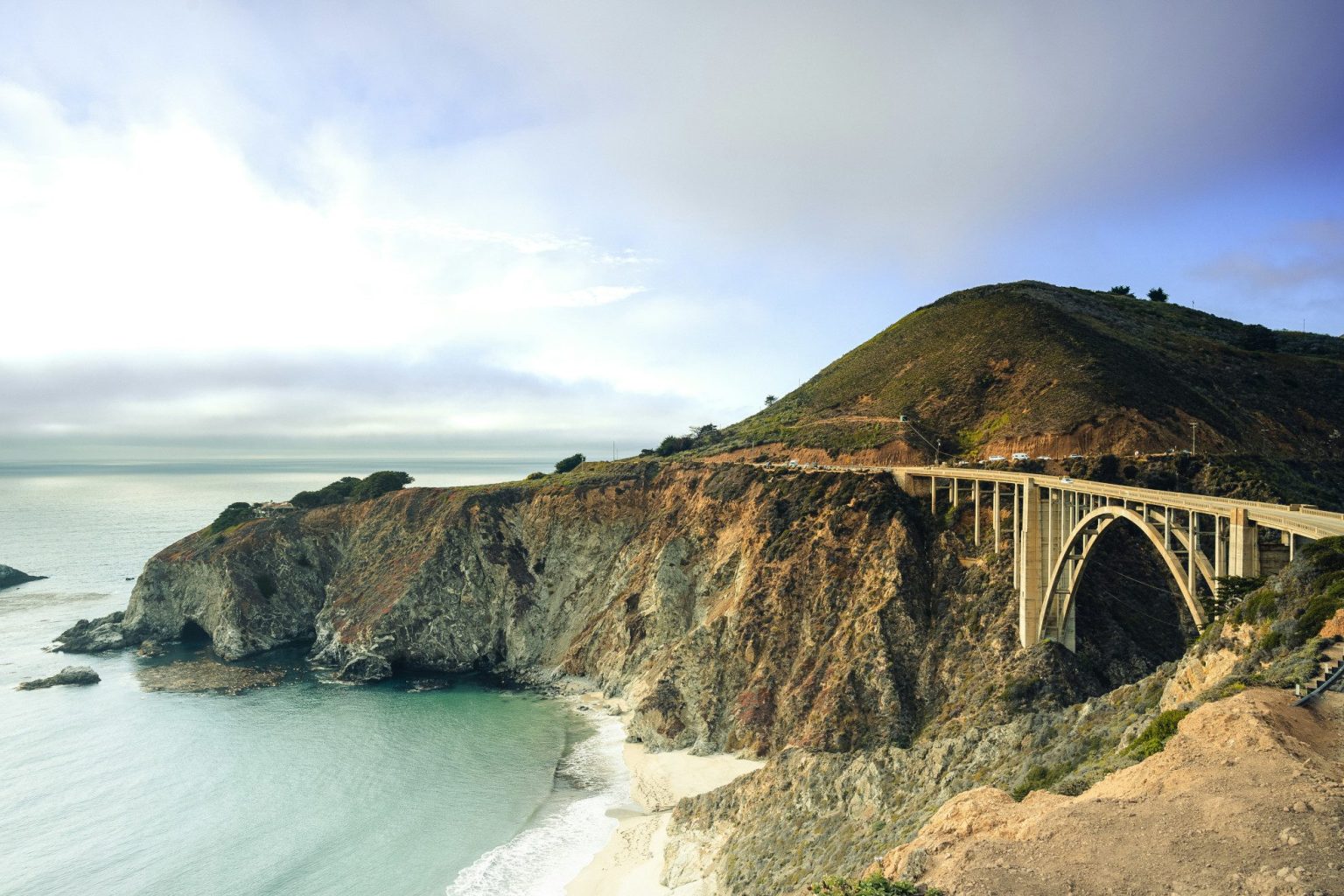 Bixby Creek Bridge on the Big Sur coast, California