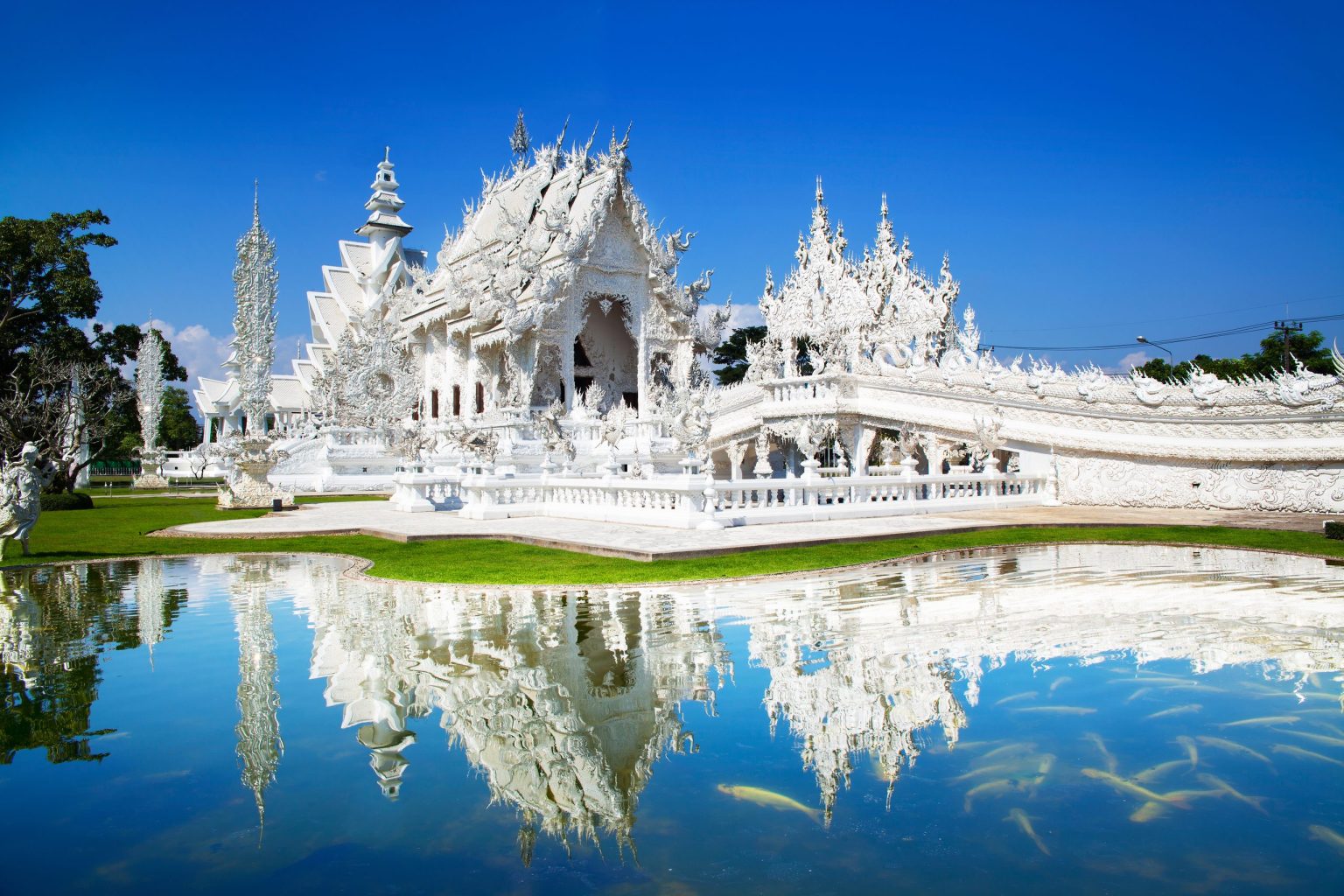Wat Rong Khun, the White Temple, Chiang Rai