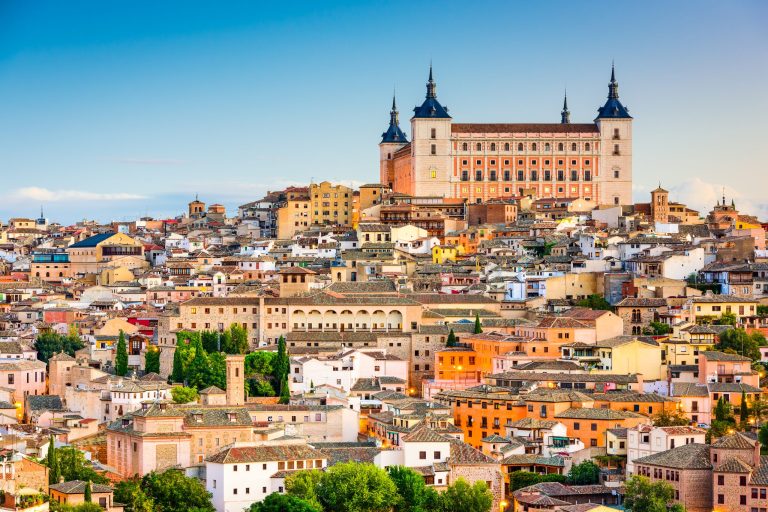 The Alcazar above the old town of Toledo