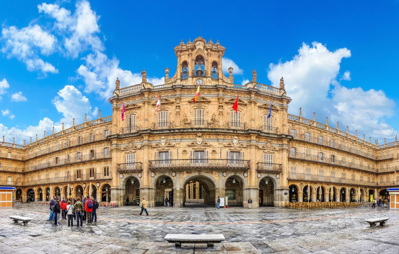 The Plaza Mayor of Salamanca