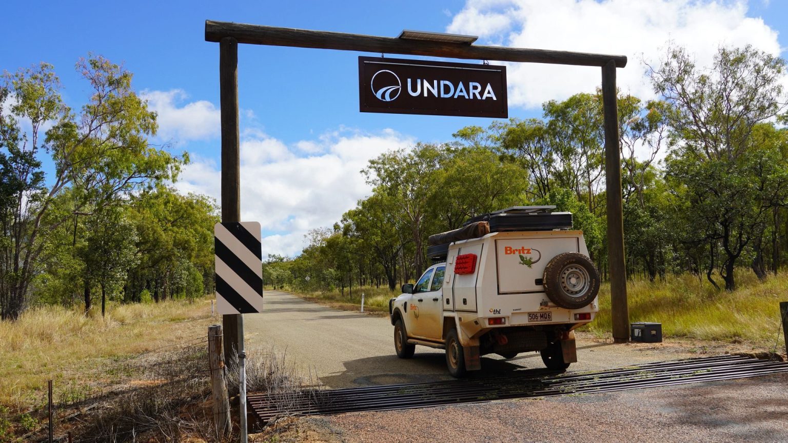 A Britz Warrior 4WD at Undara, Queensland