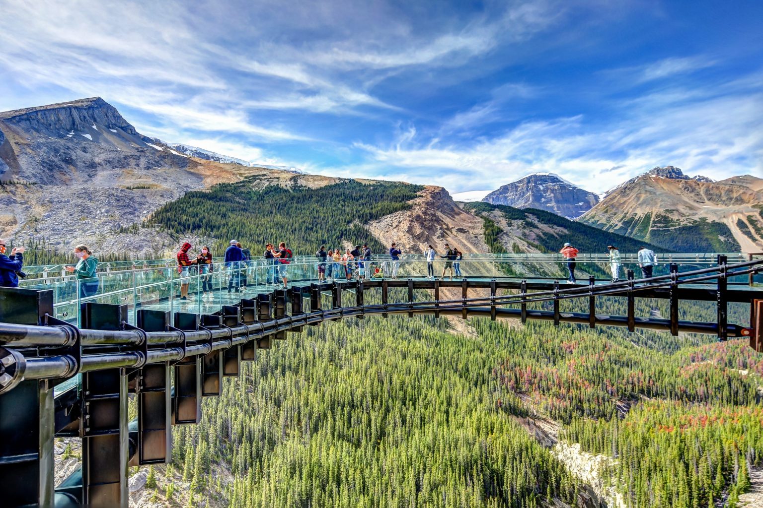 Columbia Icefield Skywalk above the Sunwapta Valley, Jasper